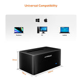NNEDSZ mbeat D1 USB 3.0 3.5" & 2.5" SATA HDD Docking Station - Black
