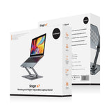 NNEDSZ mbeat Stage S7 Rotating and Height-Adjustable Laptop Stand - Space Grey