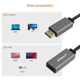 NNEDSZ mbeat Elite Display Port to HDMI Adapter - Space Grey