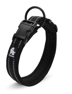 NNEDSZ Heavy Duty Reflective Collar Black M