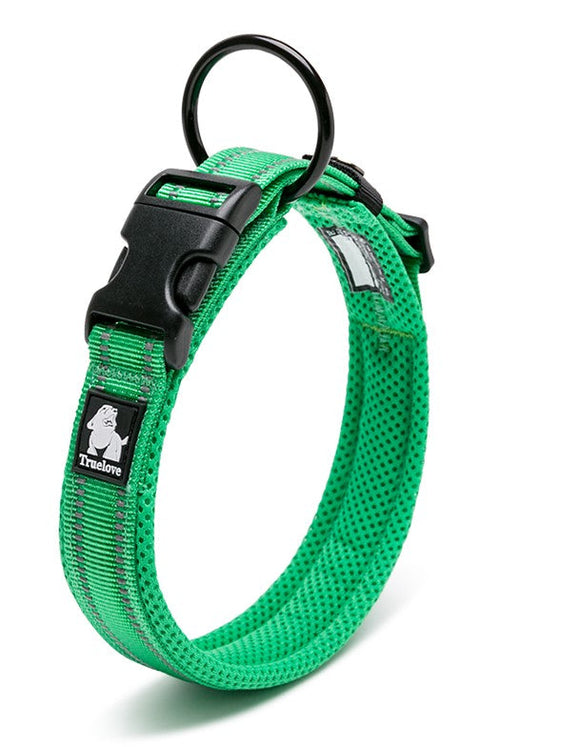 NNEDSZ Heavy Duty Reflective Collar Grass Green L