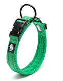 NNEDSZ Heavy Duty Reflective Collar Grass Green L