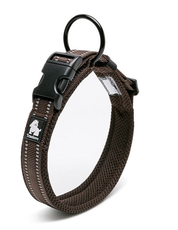 NNEDSZ Heavy Duty Reflective Collar Brown M