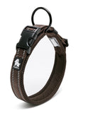 NNEDSZ Heavy Duty Reflective Collar Brown 3XL