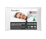 NNEDSZ Dreamaker Luxury Cotton Sateen Gusseted Pillow