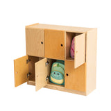 NNEDSZ School Bag Locker Storage Cabinet - 6 Doors