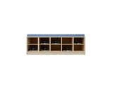 NNEDSZ 10 Cubbies Kids Shoes Storage Bench