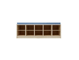 NNEDSZ 10 Cubbies Kids Shoes Storage Bench