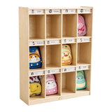 NNEDSZ 12 Cubbies Bag Locker Storage Cabinet