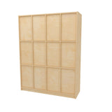 NNEDSZ 12 Cubbies Bag Locker Storage Cabinet