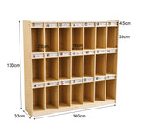 NNEDSZ 21 Cubbies Bag Locker Storage Cabinet