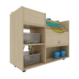NNEDSZ Wooden Art Craft Material Storage Cabinet Trolley