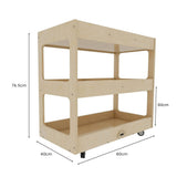 NNEDSZ KIds Art Craft Material Trolley