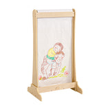 NNEDSZ Kids Acrylic Art Easel Painting Drawing Board