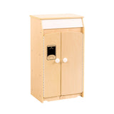 NNEDSZ Kids Wooden Play Kitchen Refrigerator - H83cm