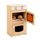 NNEDSZ Kids Wooden Play Laundry Set Washing Machine and Dryer - H83cm