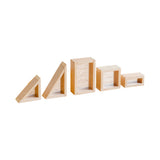 NNEDSZ Wooden Acrylic Mirror Building Blocks Set 40pcs