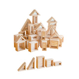 NNEDSZ Wooden Acrylic Mirror Building Blocks Set 40pcs