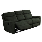 NNEDSZ Fabric Motion Recliner Sofa Set Cosmic Dark Gray Manual 3+2 Seater