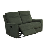 NNEDSZ Fabric Motion Recliner Sofa Set Cosmic Dark Gray Manual 3+2 Seater