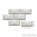 NNEDSZ Waterproof Tiles Wallpaper Stickers Bathroom Kitchen Cloudy Brick