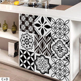NNEDSZ Nordic Wall Sticker Bathroom Waterproof Self-adhesive Tile Sticker  Kitchen Cabinet Decor
