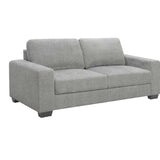 NNEDSZ Morgan 3 Seater Fabric Sofa Light Grey