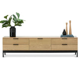 NNEDSZ Oak Entertainment Unit - Natural