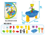 NNEDSZ Pirate Ship Modelled, Sand and Water Table with 24 Accessories