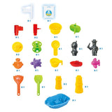 NNEDSZ Pirate Ship Modelled, Sand and Water Table with 24 Accessories