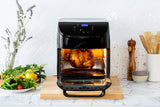 NNEDSZ 12L Digital Air Fryer w/ 200C, 7 Cooking Settings & Rotisserie Function