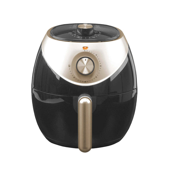 NNEDSZ 3.5L Air Fryer Cooking Oven (Black/Gold) with Timer