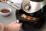 NNEDSZ 3.5L Air Fryer Cooking Oven (Black/Gold) with Timer
