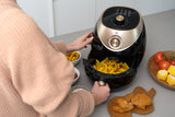NNEDSZ 3.5L Air Fryer Cooking Oven (Black/Gold) with Timer
