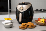 NNEDSZ 3.5L Air Fryer Cooking Oven (Black/Gold) with Timer