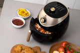 NNEDSZ 3.5L Air Fryer Cooking Oven (Black/Gold) with Timer