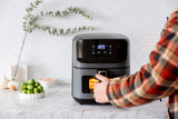 NNEDSZ 5L Digital Air Fryer with Viewing Window and Digital Display