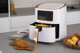 NNEDSZ 7L Digital Air Fryer (White Rose Gold) 1700W, <200°C, 8 Cooking Settings