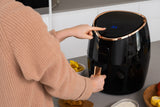 NNEDSZ 7.1L Digital Air Fryer Kitchen Appliances (Black/Rose Gold)