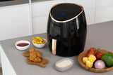 NNEDSZ 7.1L Digital Air Fryer Kitchen Appliances (Black/Rose Gold)