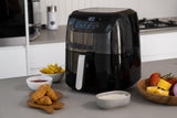 NNEDSZ 8L Digital Air Fryer (Black) w/ Viewing Window & Basket Insert