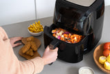 NNEDSZ 8L Digital Air Fryer (Black) w/ Viewing Window & Basket Insert