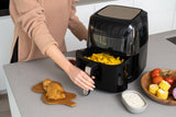 NNEDSZ 8L Digital Air Fryer (Black) w/ Viewing Window & Basket Insert