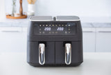 NNEDSZ 8L Dual Zone Digital Air Fryer with 200C, 10 Cooking Programs