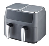 NNEDSZ 8L Dual Zone Digital Air Fryer with 200C, 10 Cooking Programs
