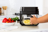 NNEDSZ 6.5L Glass Digital Air Fryer Oven, 1200W, >200°C, Easy Cleaning