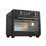 NNEDSZ 23L Air Fryer Oven (Black) + 3 Accessories to Bake & Cook