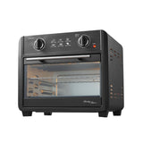 NNEDSZ 23L Air Fryer Oven (Black) + 3 Accessories to Bake & Cook