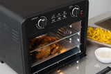 NNEDSZ 23L Air Fryer Oven (Black) + 3 Accessories to Bake & Cook
