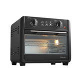 NNEDSZ 23L Air Fryer Oven (Black) + 3 Accessories to Bake & Cook